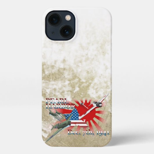 パールハーバー 1941年12月7日 iPhoneケース (裏面)