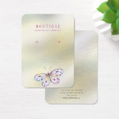 パールバタフライウォーターカラーイヤリングディスプレイ (デスク)