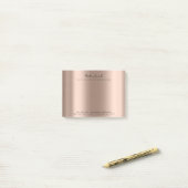 パールバラ金ゴールド名くもの巣電話番号ピンク ポストイット (デスク上)