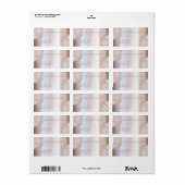 パールバラ金ゴールド大理石瑪瑙の書道金属性 ラベル (フルシート)