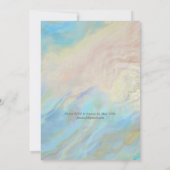 パールパーティー | オパールスタイル 招待状 (裏面)