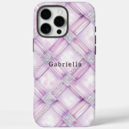 パールパープルピンク iPhone 16 PRO MAXケース