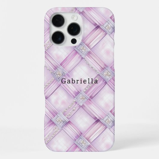 パールパープルピンク   iPhoneケース (裏面)