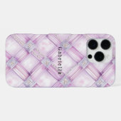 パールパープルピンク   iPhoneケース (裏面横)