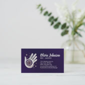 パールヒーリングハンズエネルギースパイラルアポイントメント 名刺 (スタンド正面)