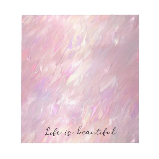 パールピガーリーンク ノートパッド (正面)