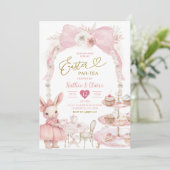 パールピンクボウコケットイースターパーティー 招待状 (スタンド正面)