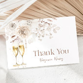 パールブライダルシャワー サンキューカード