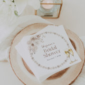 パールブライダルシャワー スタンダードカクテルナプキン