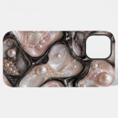 パールブラックスタイルiPhoneケース iPhoneケース (裏面横)