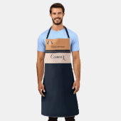 パールブラックワトゥシタカオ結婚さんのエプロンのグロムスマン エプロン (着用した状態)