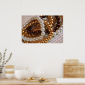 パールブレスレットプリント ポスター (キッチン)