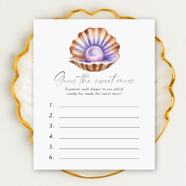 パールベビーシャワー甘い混乱を推測 (クリエイターアップロード済み)