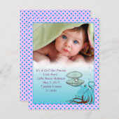 パールベビー大切ビーガール発表 案内状 (正面/裏面)