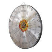 パールホワイトの水仙 ダーツボード (正面右)