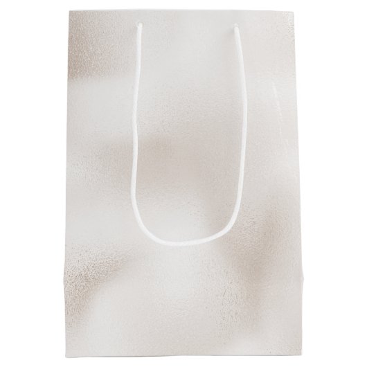 パールホワイトクリスマス ミディアムペーパーバッグ (裏面)