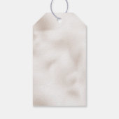 パールホワイトブルークリスマスツリー ギフトタグ (裏面)