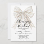 パールボウ 彼女は結婚する ブライダルシャワー 招待状 (正面)