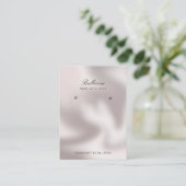 パールモダンバックグランドイヤリング名刺 名刺 (スタンド正面)