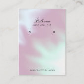 パールモダンバックグランドイヤリング名刺 名刺 (正面)