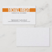 パールモダンプレーンシンプルミニマルはっきりしたリスト 名刺 (正面/裏面)