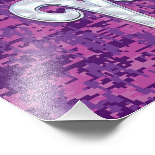 パールライクアリー〔占星術の〕十二宮図サインオンデジタル迷彩柄 フォトプリント (角)