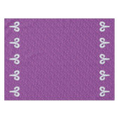 パールライクアリー〔占星術の〕十二宮図サインピンクカモフラージュ テーブルクロス (正面(横))