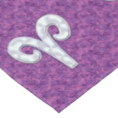 パールライクアリー〔占星術の〕十二宮図サインピンクカモフラージュ テーブルクロス (アングル)