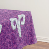 パールライクアリー〔占星術の〕十二宮図サインピンクカモフラージュ テーブルクロス (インサイチュ)