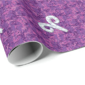 パールライクアリー〔占星術の〕十二宮図シンボルデジタルカモフラージュ ラッピングペーパー (ロールコーナー)