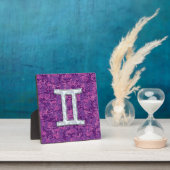 パールライクジェミニ〔占星術の〕十二宮図サインオンデジタル迷彩柄 フォトプラーク (インサイチュ)