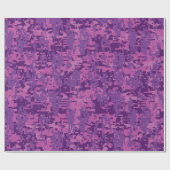 パールライクジェミニ〔占星術の〕十二宮図シンボルデジタルカモフラージュ ラッピングペーパー (フラット)