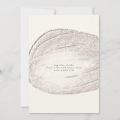 パールリッエレガントトルトレジャーシック赤ちゃんシャワー 招待状 (裏面)