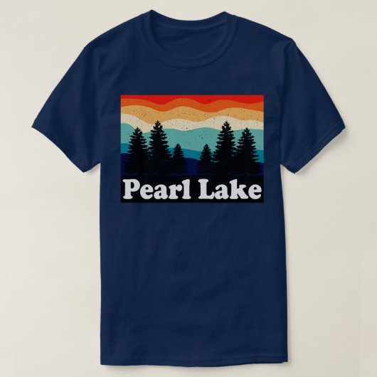 パールレイク コロラド レトロ Tシャツ (デザイン正面)