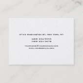 パールレッドユニークチュビー管理者の名刺 名刺 (裏面)