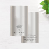 パールロータスフラワーイヤリングジュエリーディスプレイカード (デスク)