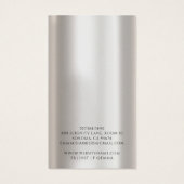 パールロータスフラワーイヤリングジュエリーディスプレイカード (裏面)