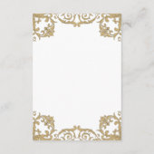 パールヴィンテ華美ージウェディング詳細 エンクロージャーカード (裏面)