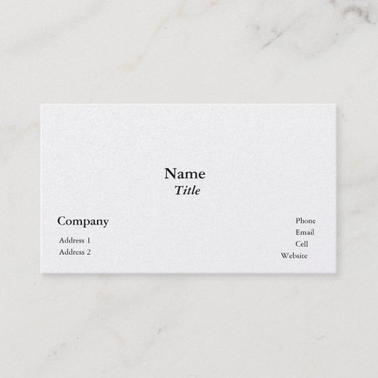 パール仕上げ名刺 名刺 (正面)