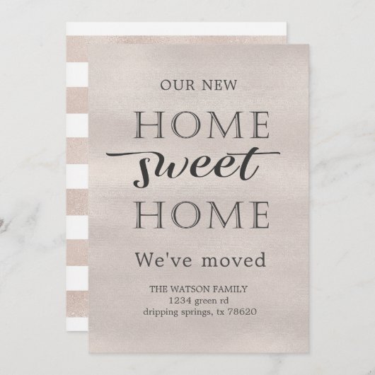 パール大切 |お知らせ招待状 招待状 (正面/裏面)