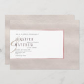 パール大切 | 結婚式招待状 招待状 (正面/裏面)