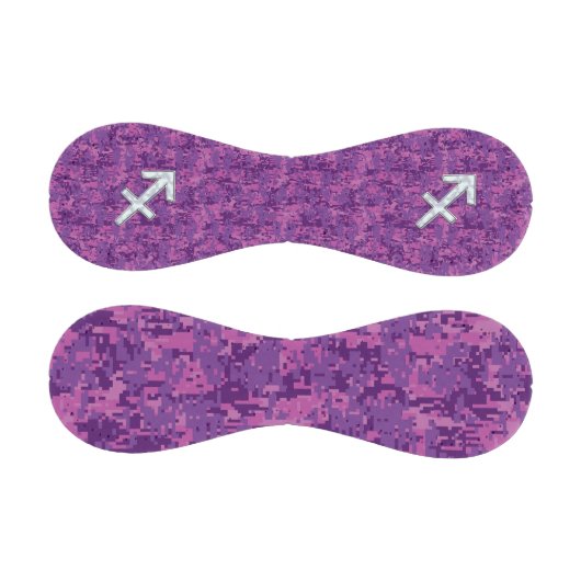 パール射手座〔占星術の〕十二宮図標識明るい赤紫色デジタル迷彩柄 野球ボール (パネル)