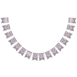 パール結婚の30周年記念カスタム写真 バンティングフラッグ