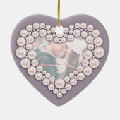 パール結婚周年記念30thハートオーナメント セラミックオーナメント (裏面)
