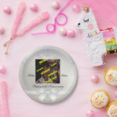 パール結婚周年記念30thホワイトディスポーザブル ペーパープレート (パーティー)