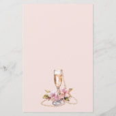 パール花びら&プロセッコフローラブライダルシャワーメニュー (裏面)