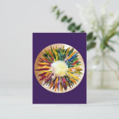 パール葉周年記念絵画葉書 ポストカード (スタンド正面)