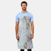 パール調またはクリームに混ぜ合わせた着色品 エプロン (着用した状態)