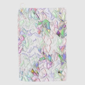 パール調またはクリームに混ぜ合わせた着色品 ゴルフタオル (正面)