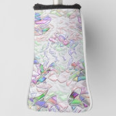 パール調またはクリームに混ぜ合わせた着色品 ゴルフヘッドカバー (回転90)